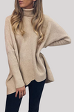 lutaotie Solid Split Joint Basic Turtleneck Tops Sweater£¨7 colors£©