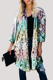 lutaotie Fashion Street Patchwork Embroidered Sequins Outerwear