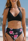 Lutaotie Sexy Print Bandage Swimwears