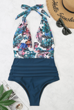 Lutaotie Fashion Vacation Print Patchwork Swimwears(8 Colors)