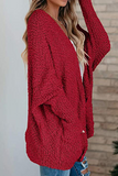 Lutaotie Casual Daily Solid Bat Sleeve Cardigan(6 Colors)