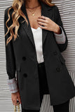 lutaotie Fashion Work Solid Buttons Turndown Collar Outerwear(6 colors)