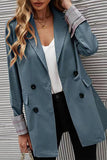 lutaotie Fashion Work Solid Buttons Turndown Collar Outerwear(6 colors)