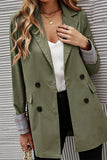 lutaotie Fashion Work Solid Buttons Turndown Collar Outerwear(6 colors)