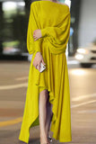 Lutaotie Celebrities Elegant Off the Shoulder Asymmetrical Dresses(3 Colors)