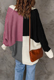 Lutaotie Fashion Casual Color Block Contrast Cardigans(8 Colors)