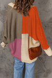 Lutaotie Fashion Casual Color Block Contrast Cardigans(8 Colors)