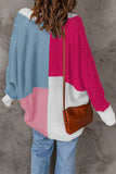 Lutaotie Fashion Casual Color Block Contrast Cardigans(8 Colors)