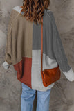 Lutaotie Fashion Casual Color Block Contrast Cardigans(8 Colors)