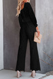 Lutaotie Embroidery Lace V Neck Regular Jumpsuits