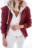 lutaotie Casual Solid Patchwork Buckle Turndown Collar Outerwear(5 Colors)