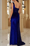 Lutaotie Celebrities Elegant Solid Sequins Halter A Line Dresses