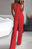 Lutaotie Casual Solid Color Regular Jumpsuits(3 Colors)