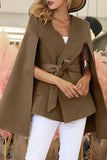 lutaotie Elegant Solid Color Outerwear