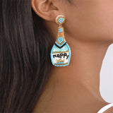 Lutaotie Casual Daily Patchwork Sequins Earrings