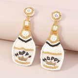 Lutaotie Casual Daily Patchwork Sequins Earrings