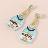 Lutaotie Casual Daily Patchwork Sequins Earrings