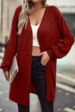 Lutaotie Casual Solid Solid Color O Neck Cardigans(6 Colors)