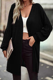 Lutaotie Casual Solid Solid Color O Neck Cardigans(6 Colors)