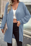 Lutaotie Casual Solid Solid Color O Neck Cardigans(6 Colors)