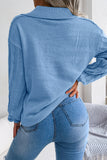 Lutaotie Casual Simplicity Solid Solid Color Turndown Collar Sweaters(3 Colors)