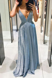 Lutaotie Celebrities Elegant Solid Backless V Neck Princess Dresses