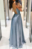 Lutaotie Celebrities Elegant Solid Backless V Neck Princess Dresses