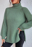 Lutaotie Casual Solid Basic Turtleneck Sweaters(5 Colors)