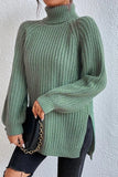 Lutaotie Casual Solid Basic Turtleneck Sweaters(5 Colors)