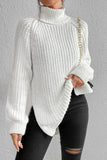 Lutaotie Casual Solid Basic Turtleneck Sweaters(5 Colors)