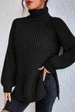 Lutaotie Casual Solid Basic Turtleneck Sweaters(5 Colors)