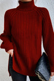 Lutaotie Casual Solid Basic Turtleneck Sweaters(5 Colors)