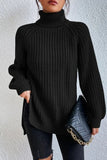 Lutaotie Casual Solid Basic Turtleneck Sweaters(5 Colors)