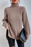 Lutaotie Casual Solid Basic Turtleneck Sweaters(5 Colors)