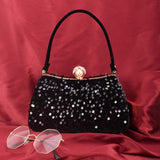 Lutaotie Formal Patchwork Sequins Bags