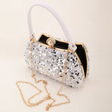 Lutaotie Formal Patchwork Sequins Bags