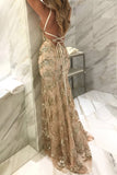 Lutaotie Celebrities Elegant Solid Sequins Frenulum V Neck Evening Dress Dresses