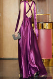 Lutaotie Elegant Formal Solid Frenulum Evening Dress Dresses