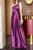 Lutaotie Elegant Formal Solid Frenulum Evening Dress Dresses