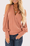 Lutaotie Casual Solid V Neck Tops