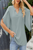 Lutaotie Sweet Elegant Solid Stringy Selvedge V Neck Tops