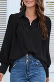 Lutaotie Casual Solid Buttons Shirt Collar Blouses(8 Colors)