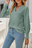 Lutaotie Casual Solid Hollowed Out Stringy Selvedge V Neck Tops