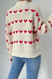 Lutaotie Casual Sweet Geometric Weave Turtleneck Sweaters