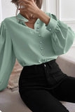 Lutaotie Elegant Solid Fold Half A Turtleneck Tops