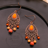 Lutaotie Bohemian Geometric Patchwork Earrings