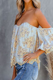 Lutaotie Sexy Solid Lace Off the Shoulder Tops