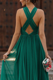 Lutaotie Sexy Formal Solid Hollowed Out Backless Halter Evening Dress Dresses