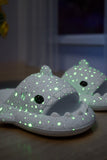 Lutaotie Glow-in-the-dark Shark Slippers