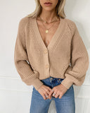 lutaotie Tinsley Button Front Knit Cardigan